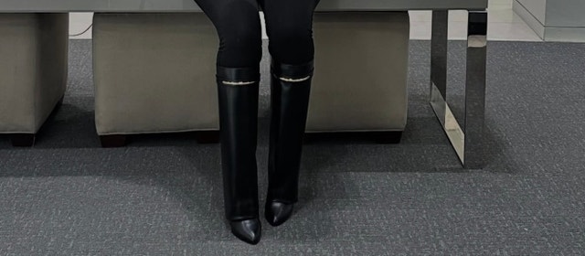 SHARK PINCH BOOTS IN LEATHER BLACK 37 - photo 3