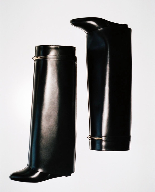 SHARK PINCH BOOTS IN LEATHER BLACK 37 - photo 4
