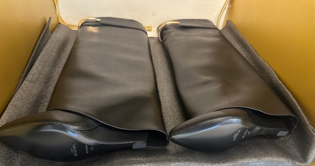 SHARK PINCH BOOTS IN LEATHER BLACK 37 - photo 5