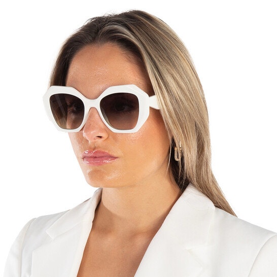 PRADA PR 16WS WHITE SUNGLASSES NEVER WORN - photo 2