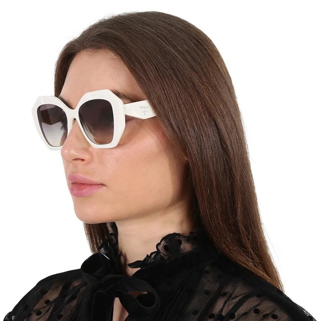 PRADA PR 16WS WHITE SUNGLASSES NEVER WORN - photo 5