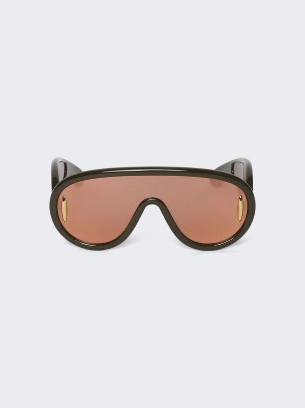 LOEWE GREEN WAVE MASK SUNGLASSES POLARISÉ - photo 5