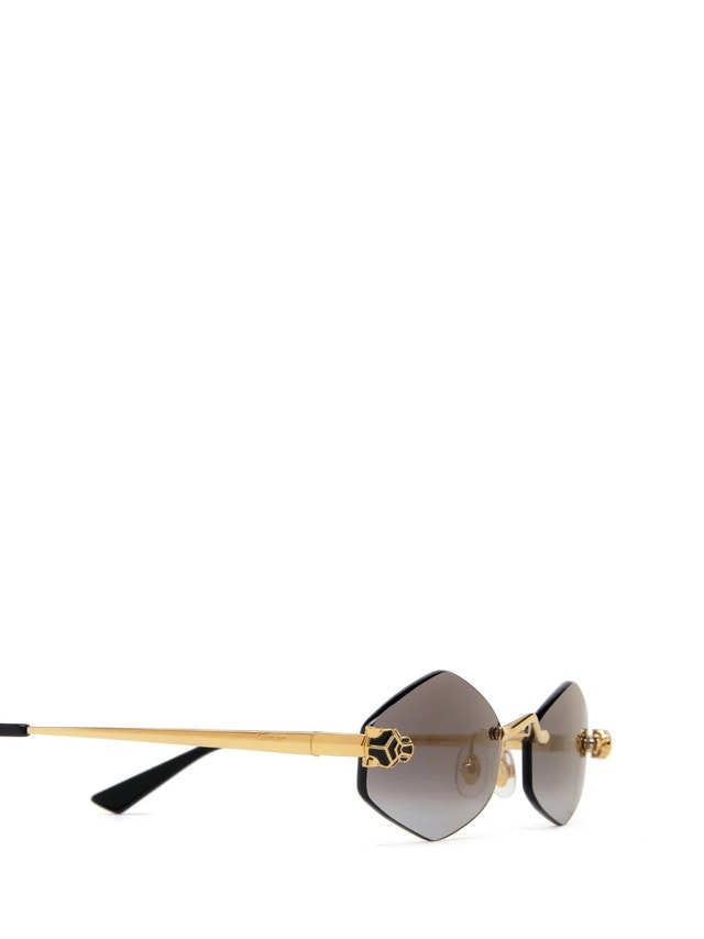 CARTIER SUNGLASSES CT0433S GEOMETRIC FRAME