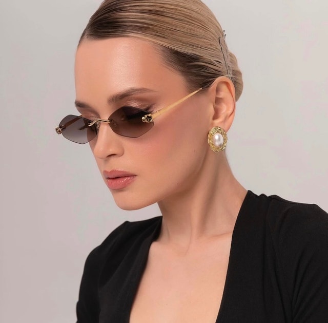 CARTIER SUNGLASSES CT0433S GEOMETRIC FRAME - photo 2
