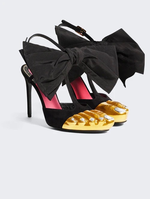 Schiaparelli Trompe-l'oeil Sandals Black Size 37 - photo 2