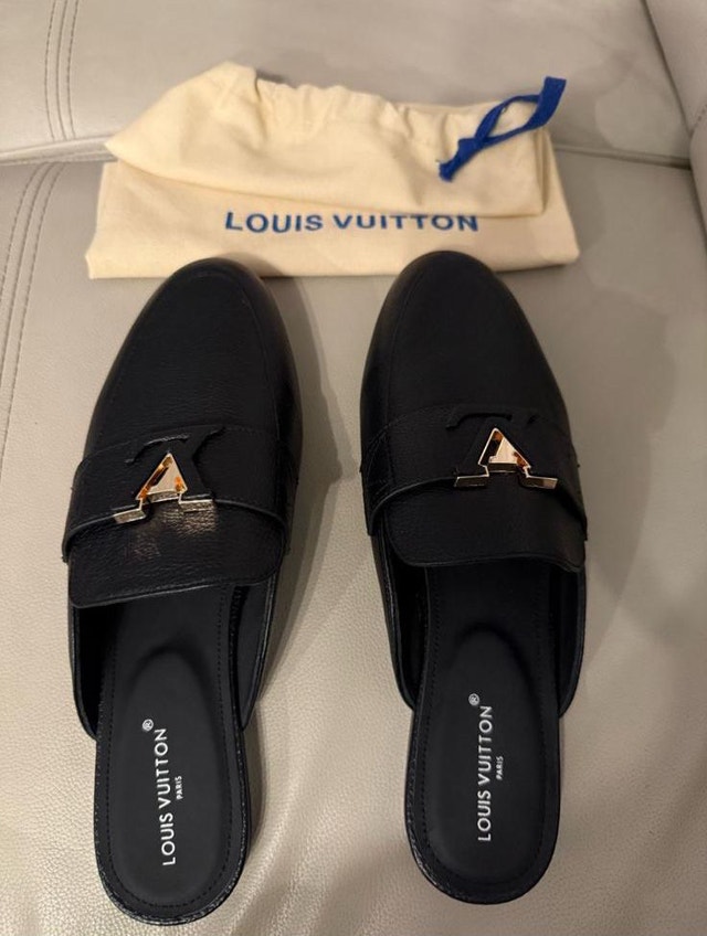 LV MARE OPEN BACK LOAFER BLACK 40 - photo 2
