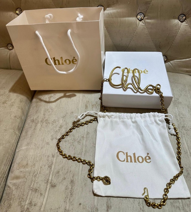 AUTHENTIC CHLOE CHAIN BELT GOLD - photo 2