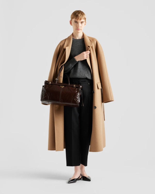 Prada Bonnie Leather Handbag