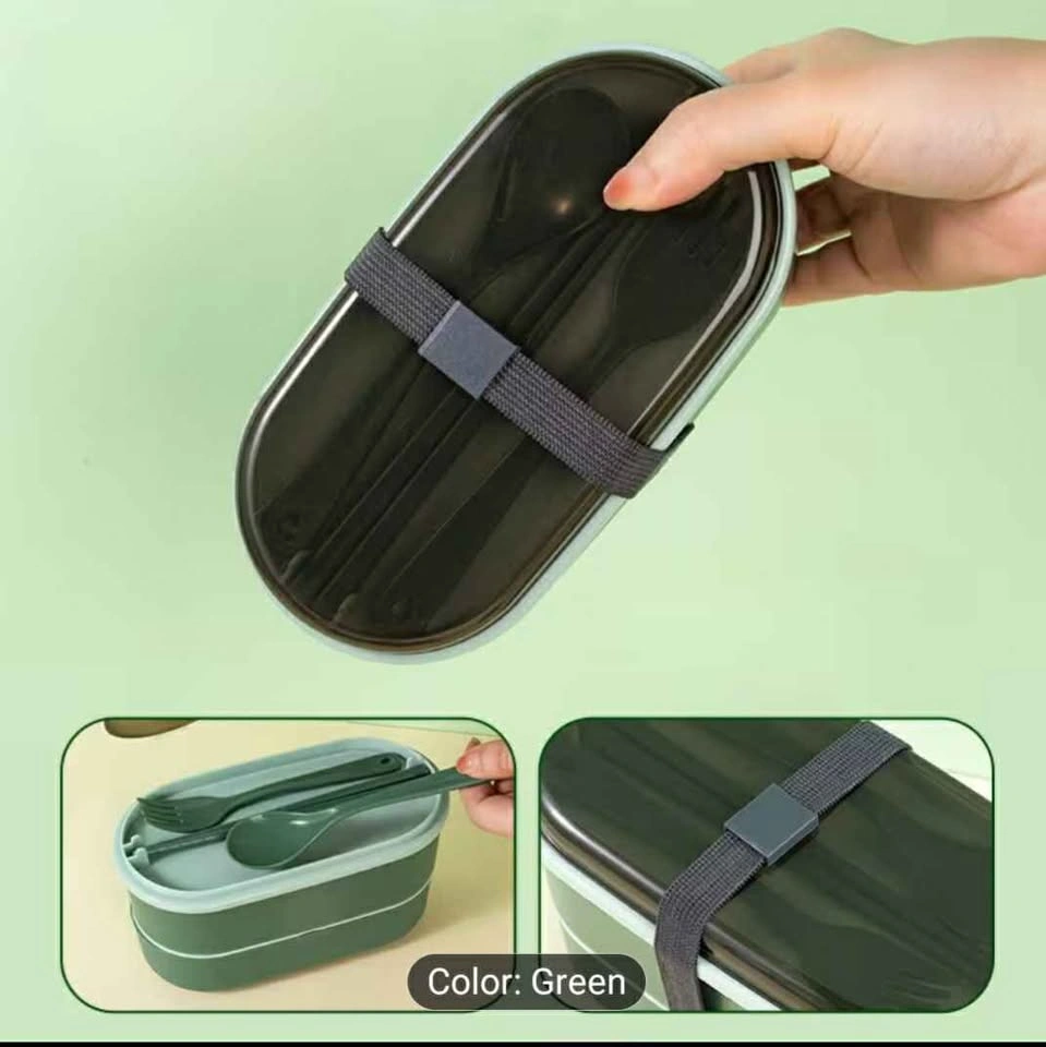 2-Tier Bento Box with Bag - photo 3