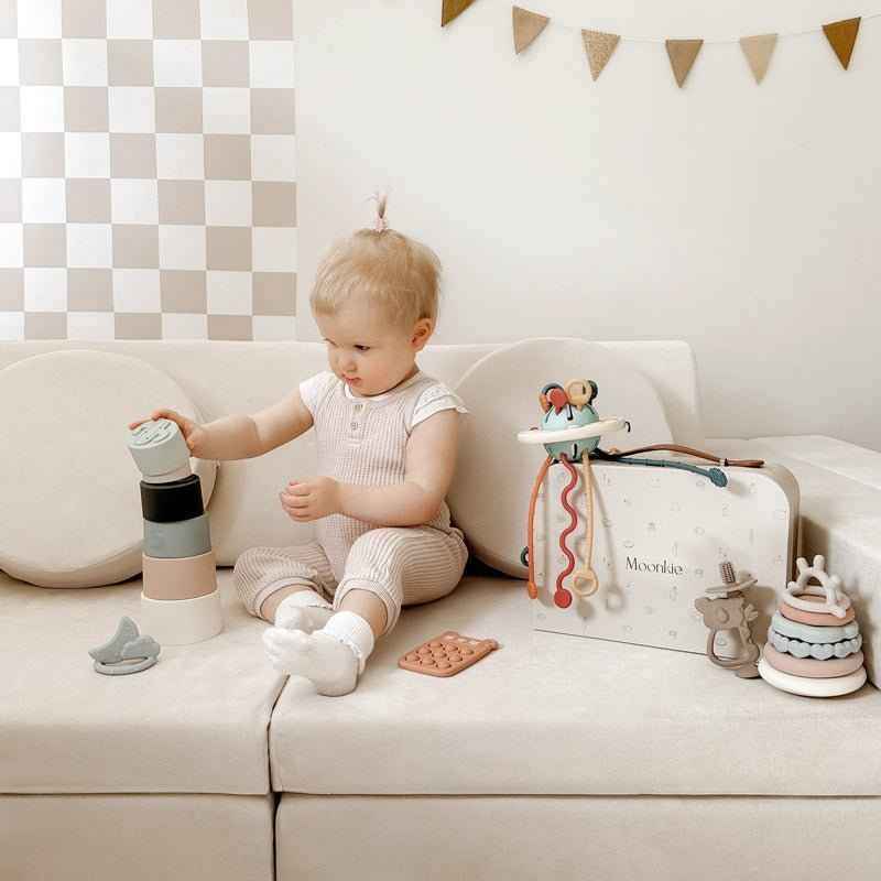 Moonkie Montessori Silicone Toy Set | Baby Gift Box - photo 4
