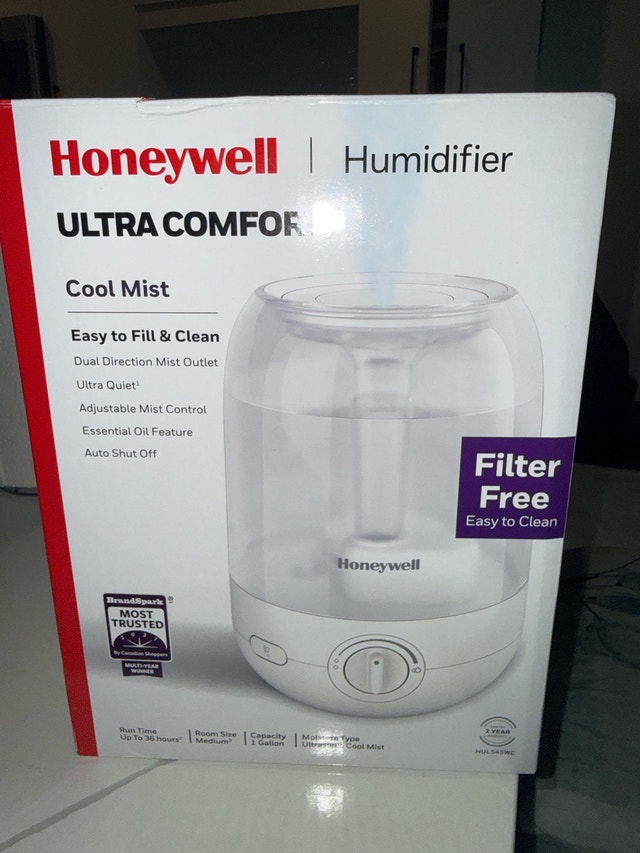 Honeywell Ultra Comfort Mist Humidifier – Clean & Barely Used