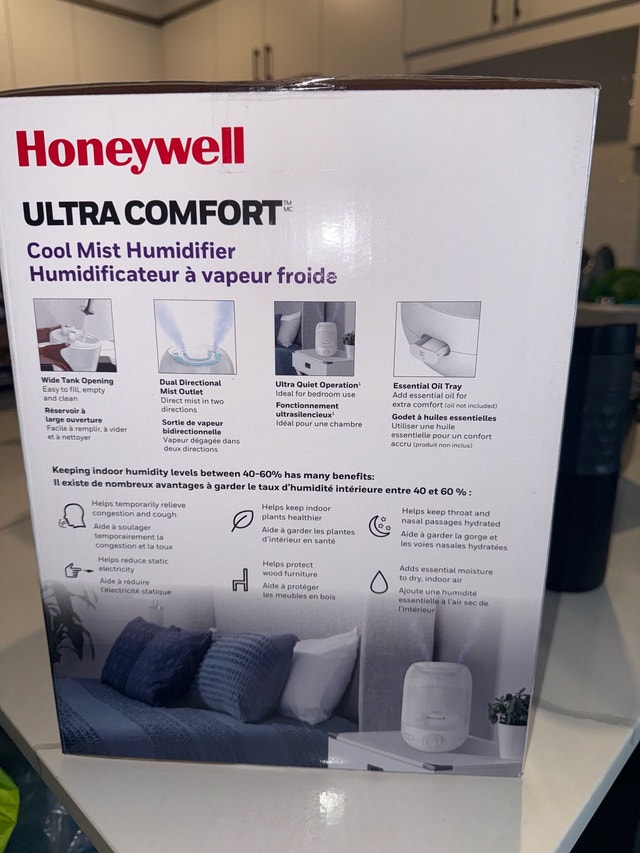 Honeywell Ultra Comfort Mist Humidifier – Clean & Barely Used - photo 3