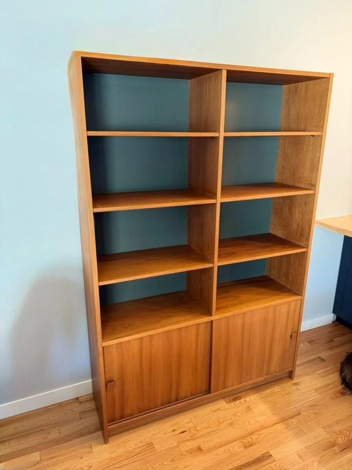 Vintage Mid-Century Danish Teak Bookshelf - photo 3