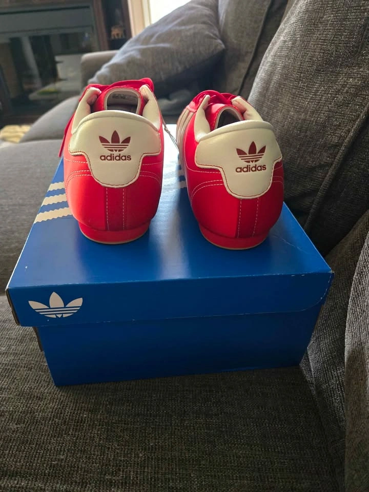 Brand New Adidas Taekwondo Lace Red Sneakers US Women's 10 - photo 3