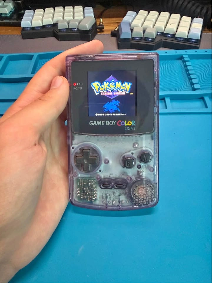 Game Boy Color - Atomic Purple (Backlit IPS Screen)