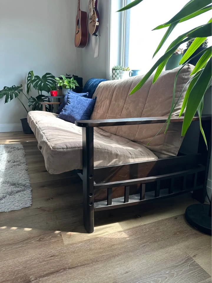 Beige/light brown futon - photo 2