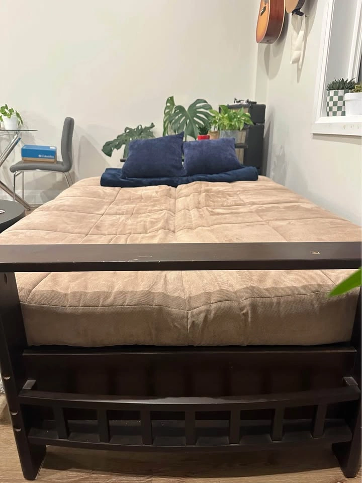 Beige/light brown futon - photo 3