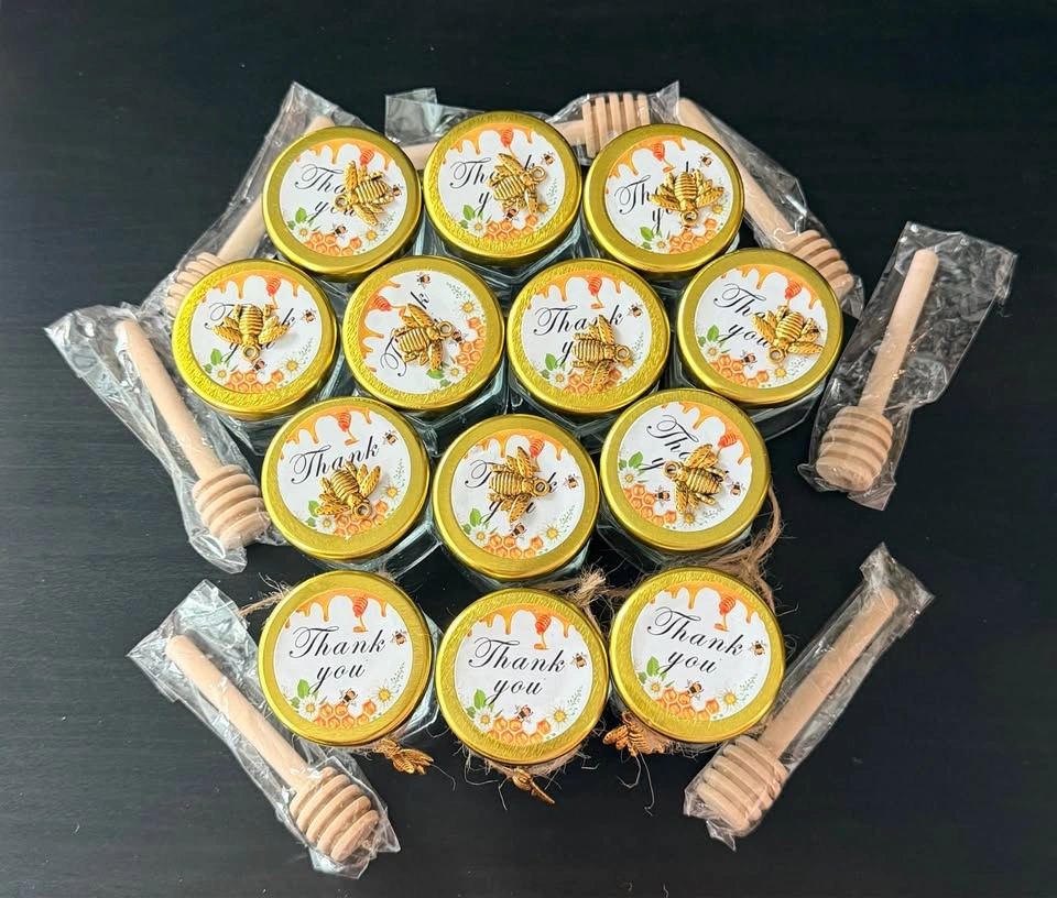 13 Bee-themed Thank You Containers - photo 2