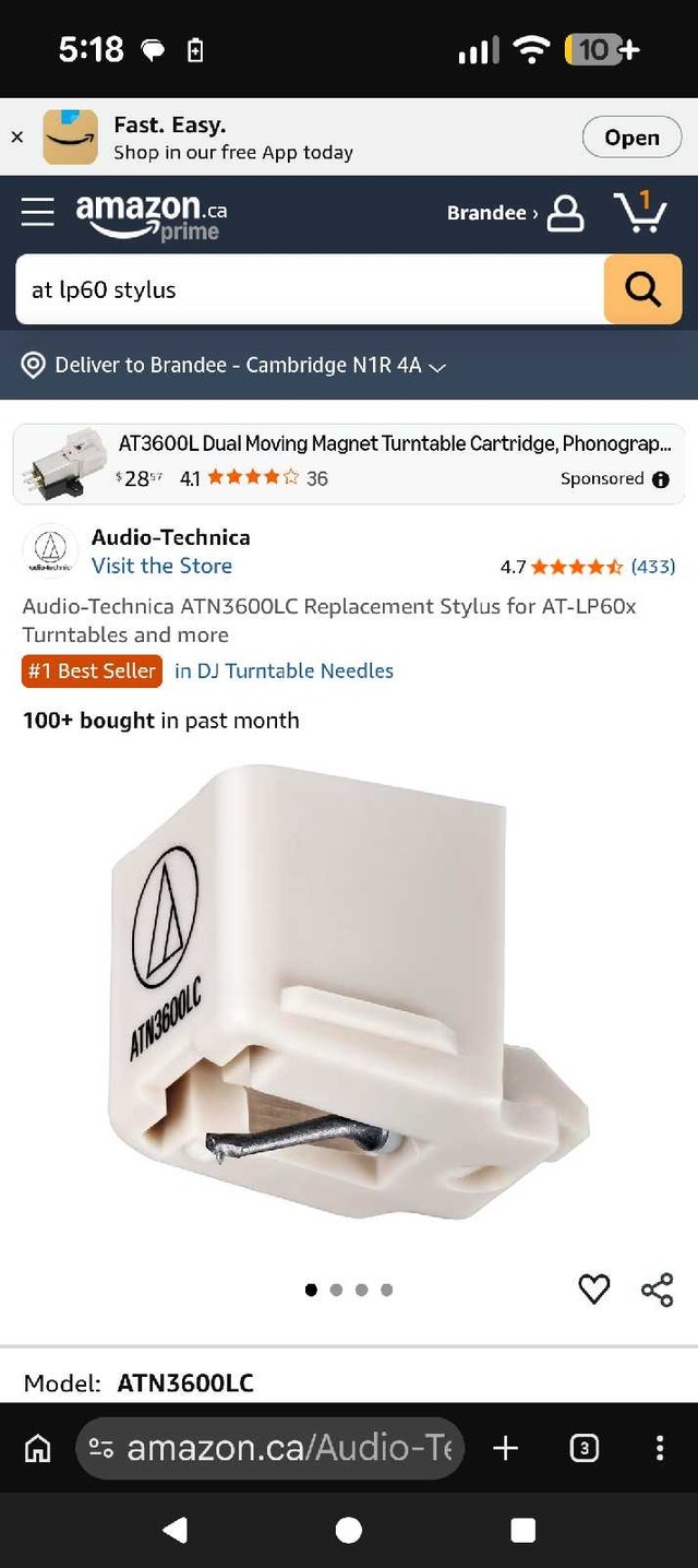 audio-technica AT- LP60 turntable - photo 5