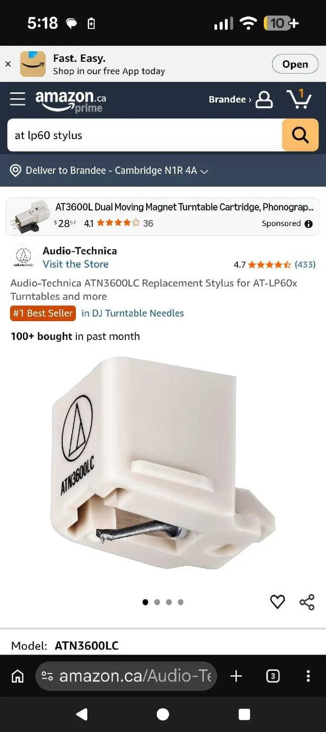 audio-technica AT- LP60 turntable - photo 5