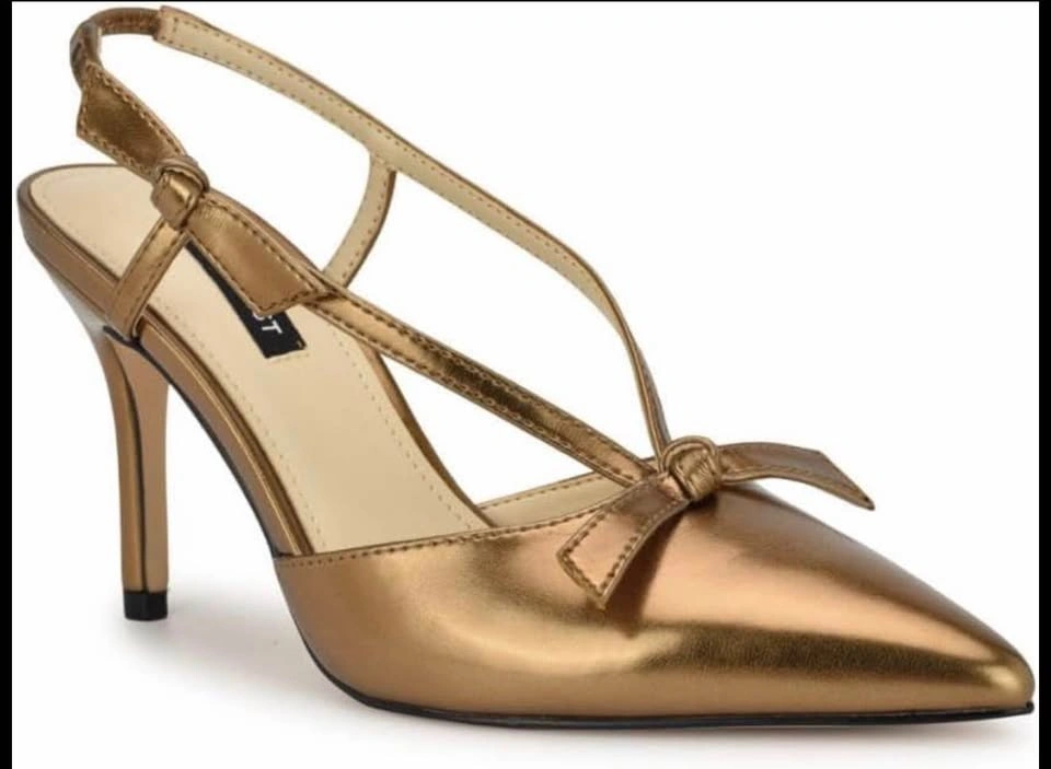Nine West Gold Heels - Size 6.5M - photo 2
