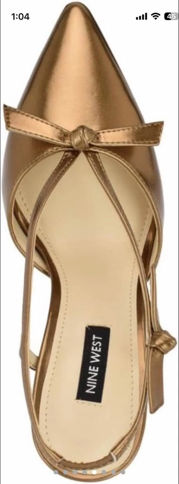 Nine West Gold Heels - Size 6.5M - photo 4