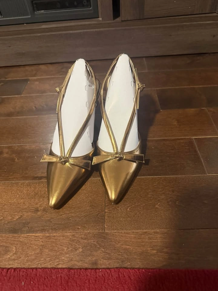 Nine West Gold Heels - Size 6.5M - photo 5