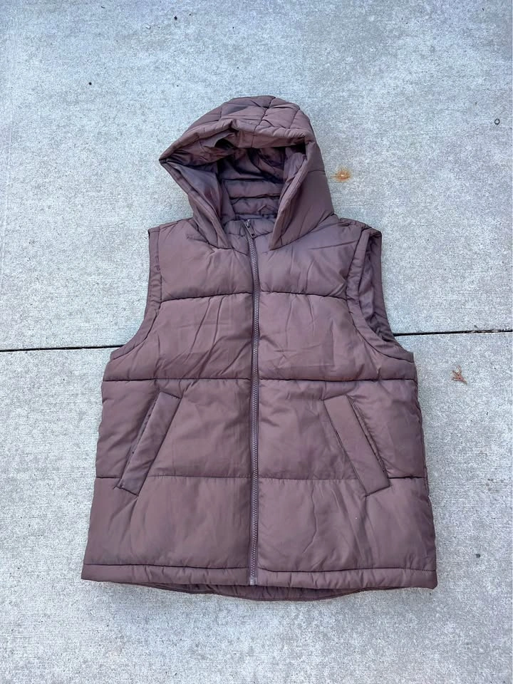 Brown Puffer Vest