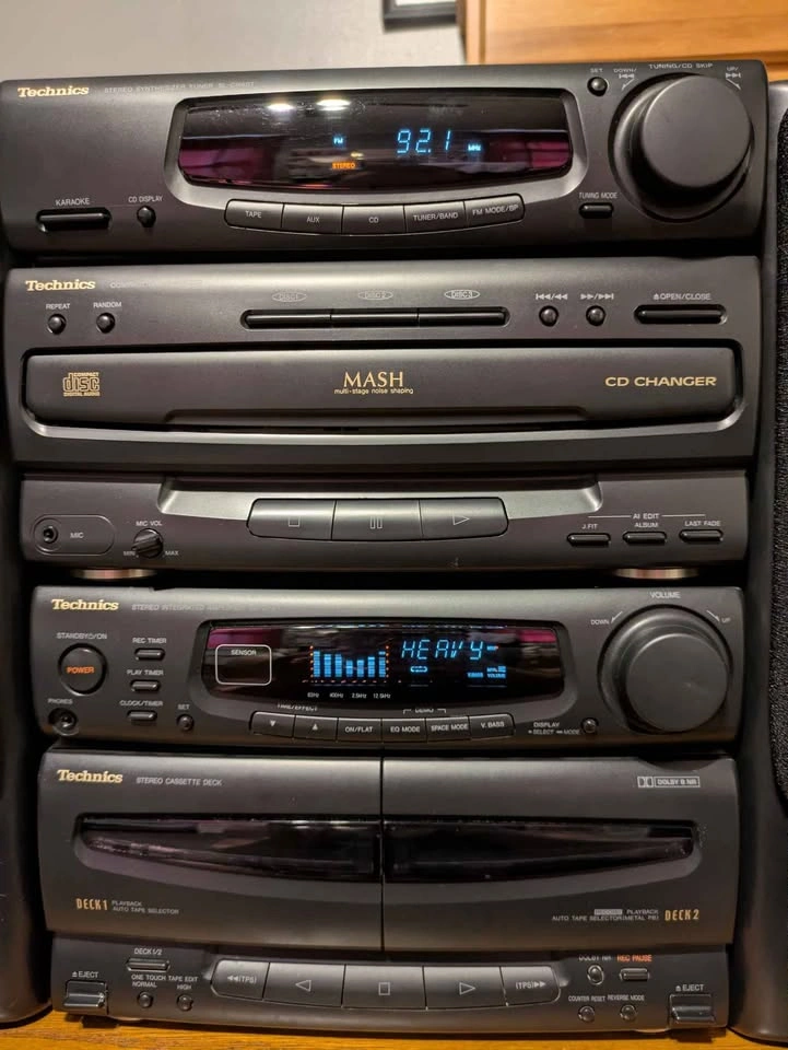 Vintage Technics SC-CH911 Component Stereo System – CD / Cassett - photo 2