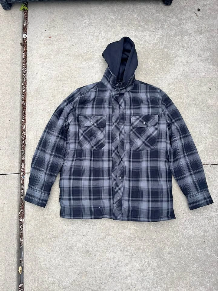 Hooded flannel