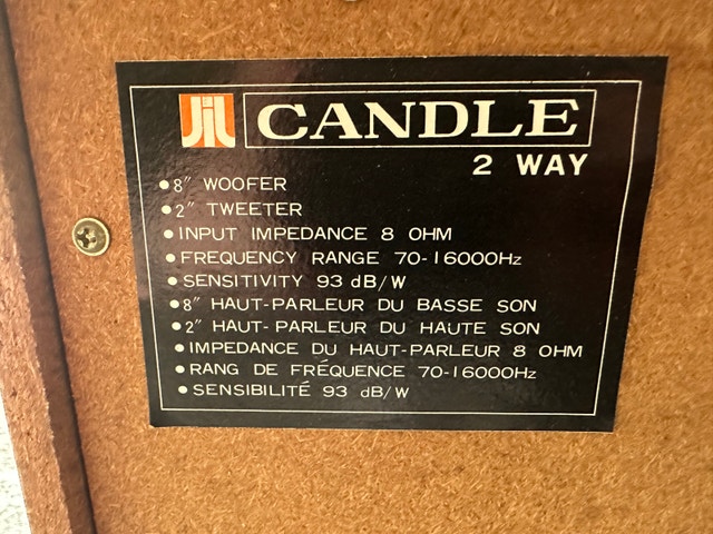 Candle 2 Way Speakers - photo 4