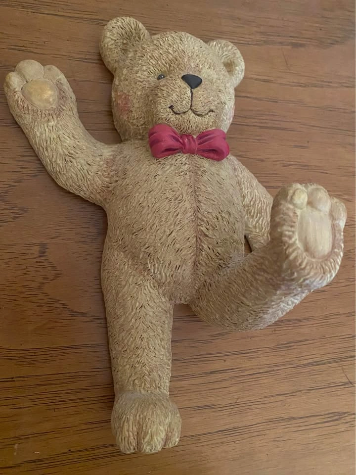 Vintage Home Interiors Teddy Bear Wall Hooks - photo 4