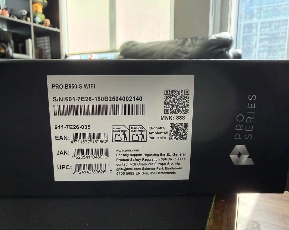 MSI Pro B650-S Wifi AM5 ATX Motherboard - photo 2