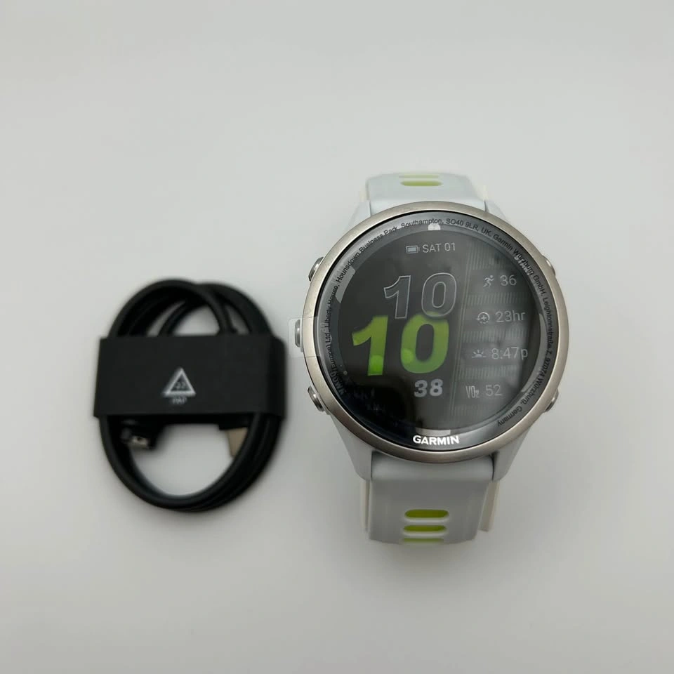 Garmin Forerunner 970 GPS Running Triathlon Smartwatch White Lim - photo 3