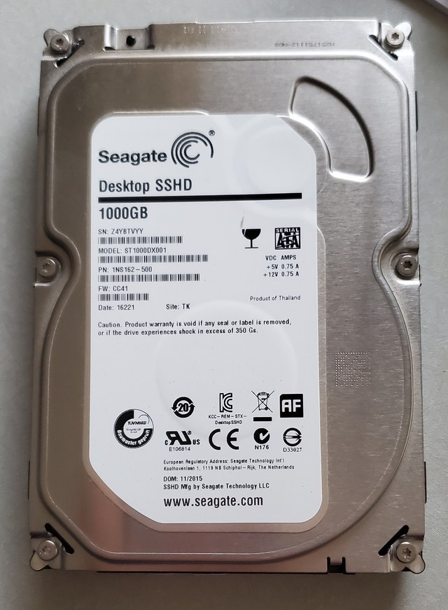 SEAGATE 1TB HDD - USED - VERY GOOD