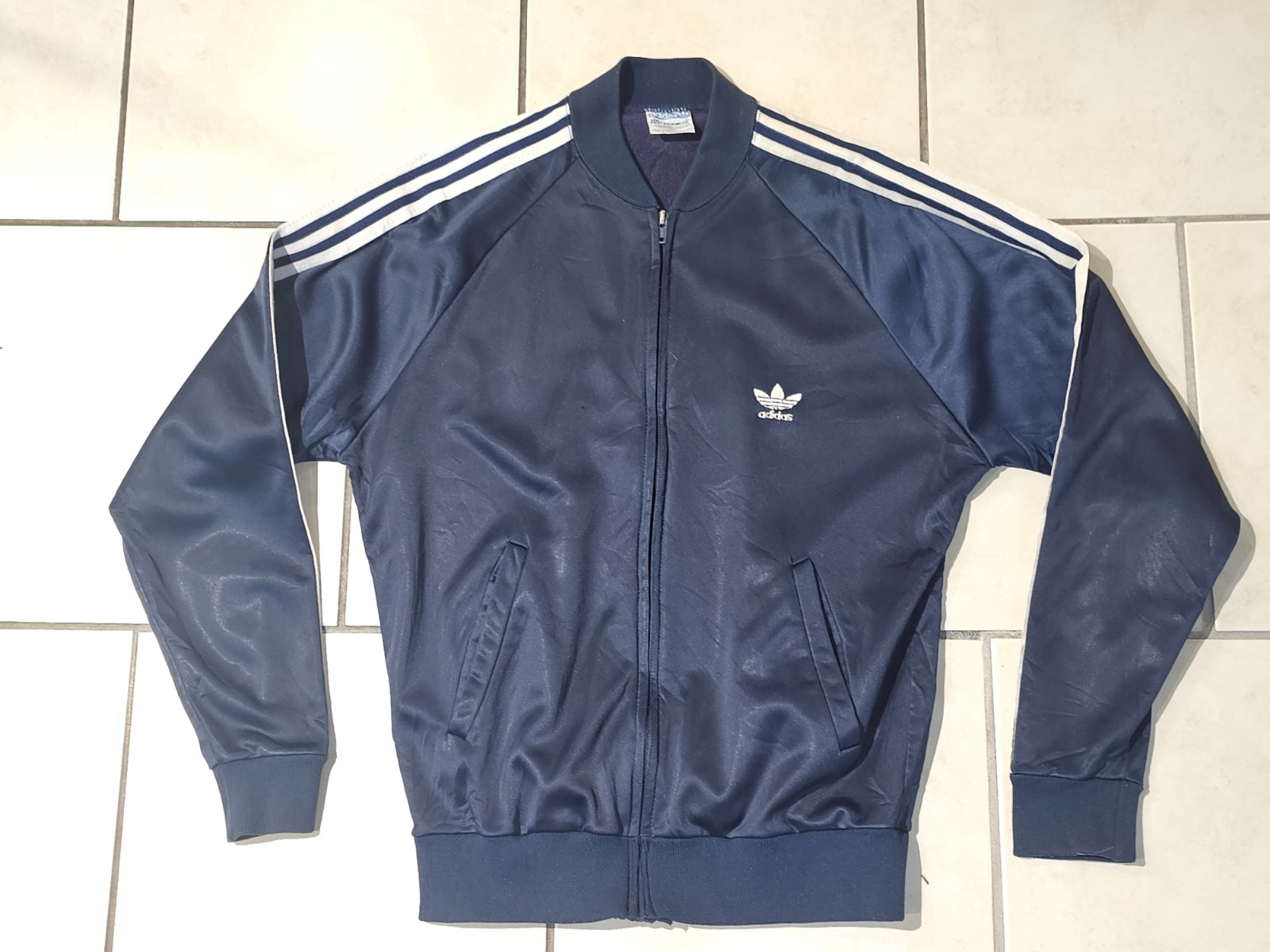 Vintage Adidas ATP Keyrolan Jacket - Men's Blue - Medium