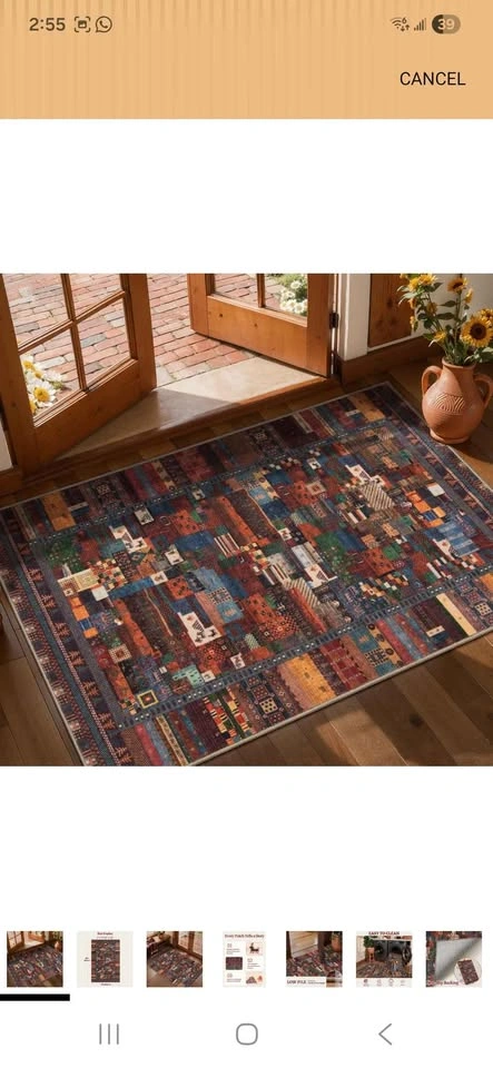 2x5 Vintage Runner Rug for Hallway - photo 2