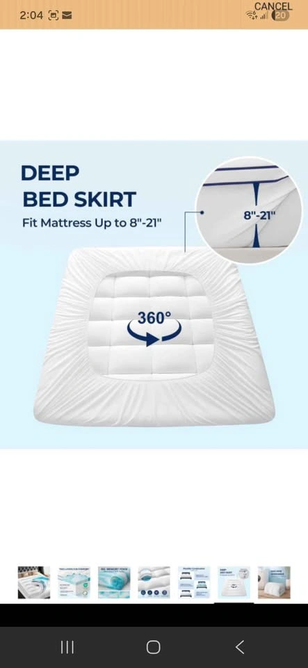 Dual Layer Memory Foam Mattress Topper - photo 5