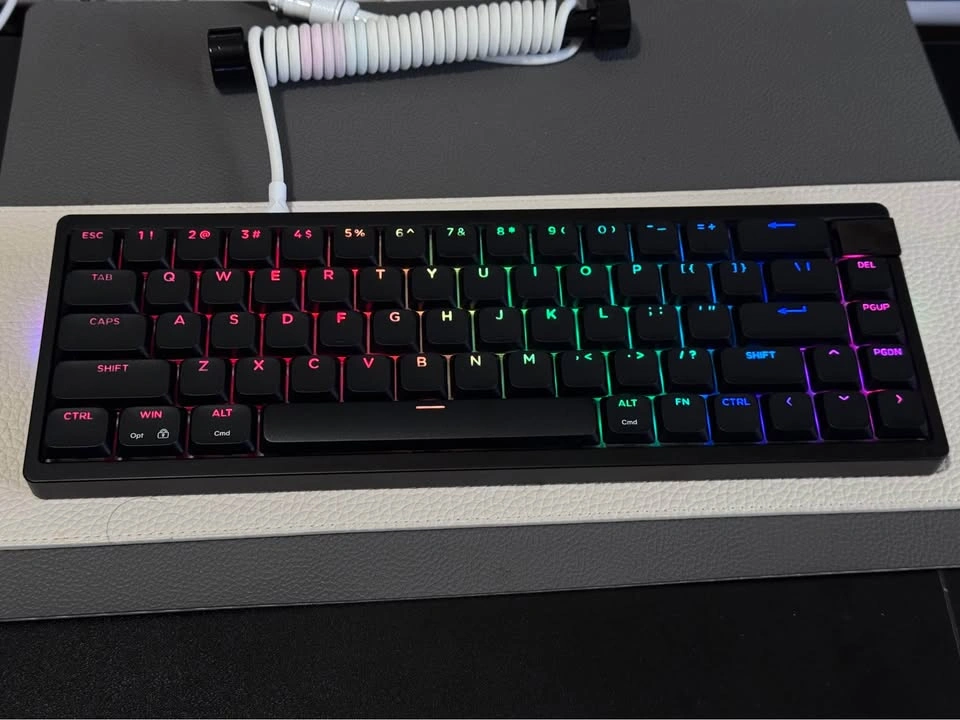 Keydous AJ68 Mechanical Keyboard - Black - photo 2