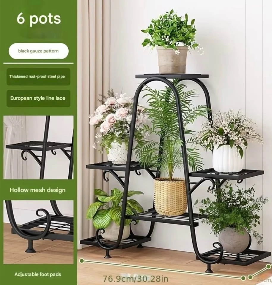 Black Tiered Plant Stand - photo 2