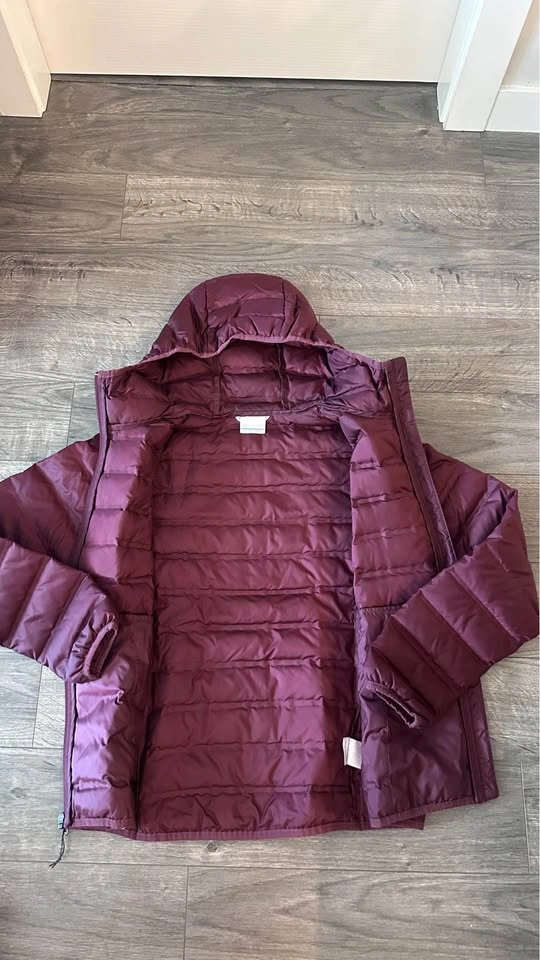 Columbia Maroon Puffer Jacket with Hood - photo 3