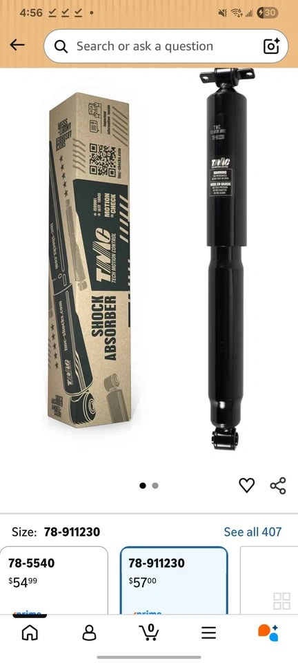 TMC Rear Shock Absorber for Chevrolet Colorado GMC Canyon - photo 3