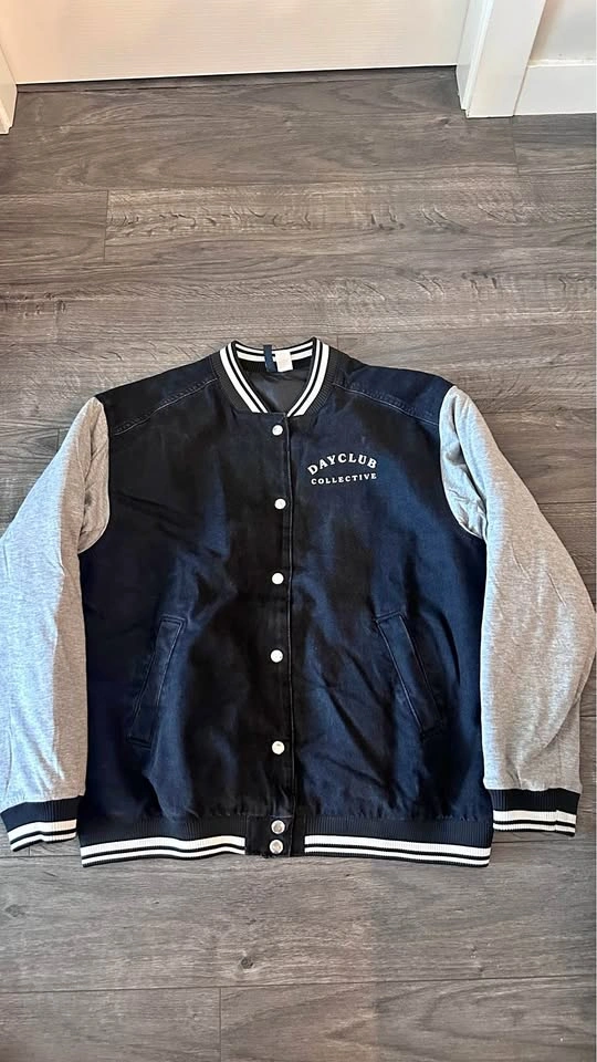H&M Divided Dayclub Collective Varsity Jacket Small