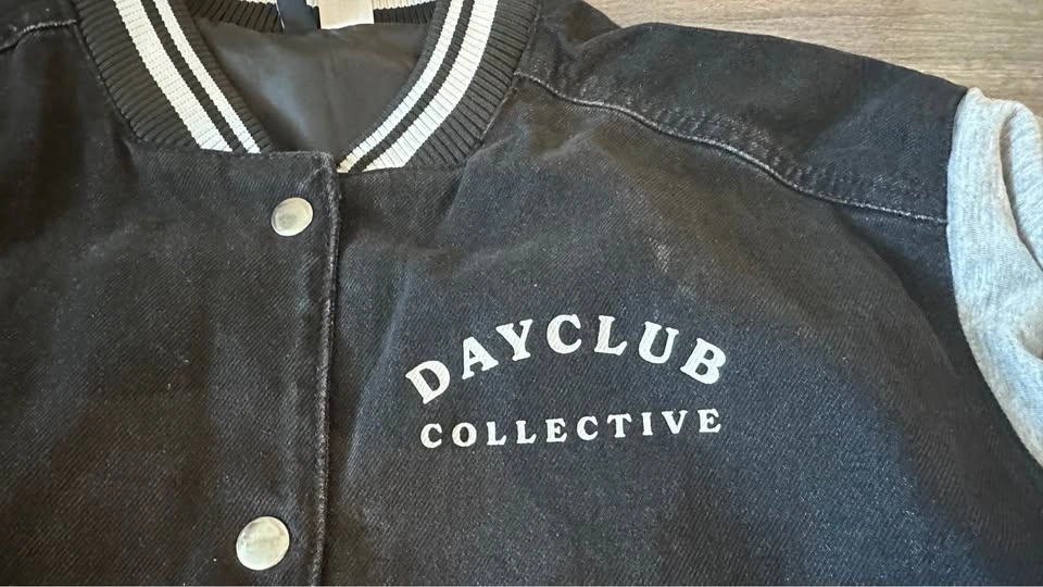 H&M Divided Dayclub Collective Varsity Jacket Small - photo 2