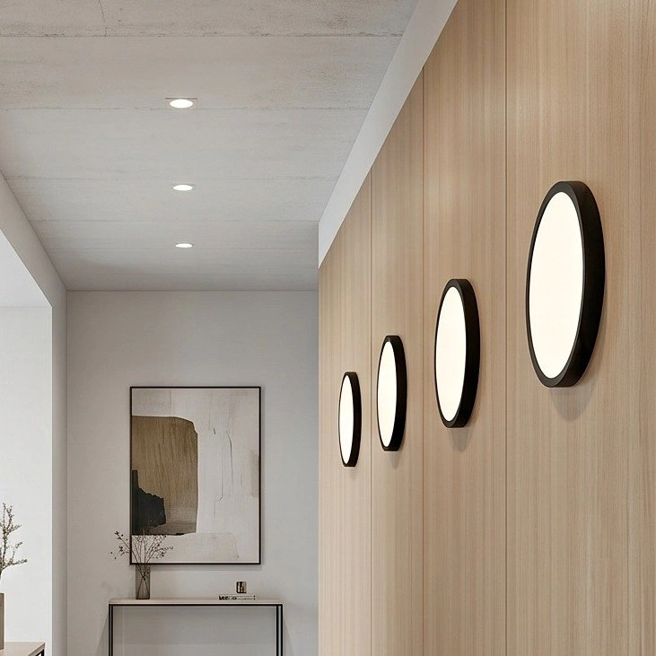 Modern Ultra-Slim Round LED Flush Mount Ceiling Light