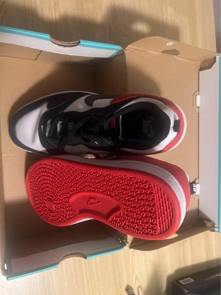 Nike SB shoes, red and black - photo 2