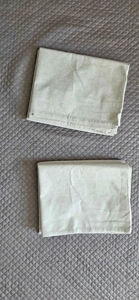 Linen Blend Curtain Panels