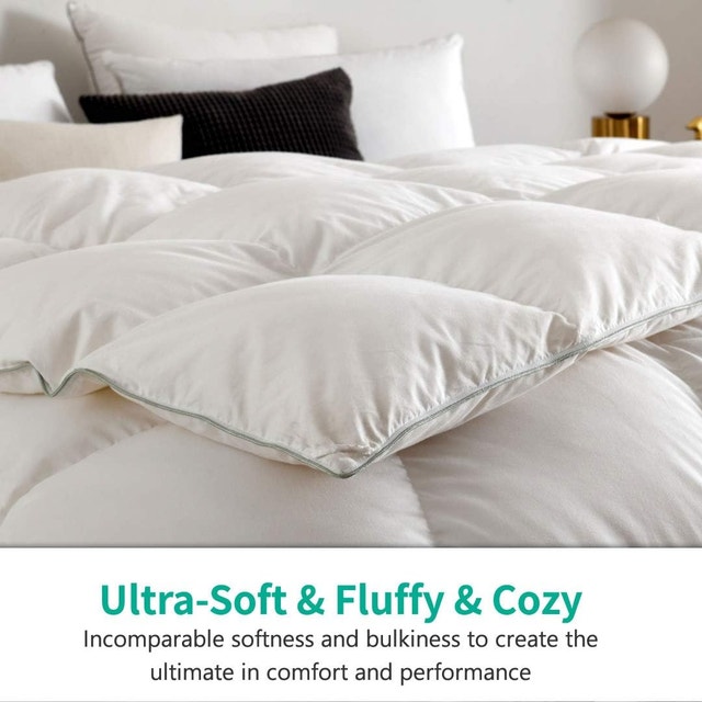 NEW APSMILE Heavyweight Full/Queen Goose Down Comforter - photo 3