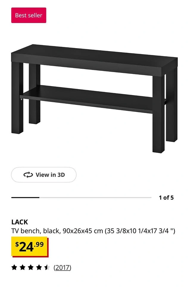 Ikea Lack TV Bench
