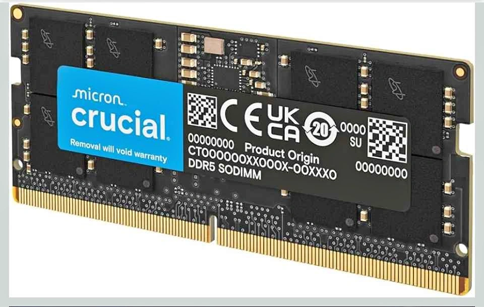 Crucial 32GB DDR5 Laptop RAM 5600MHz – Brand New
